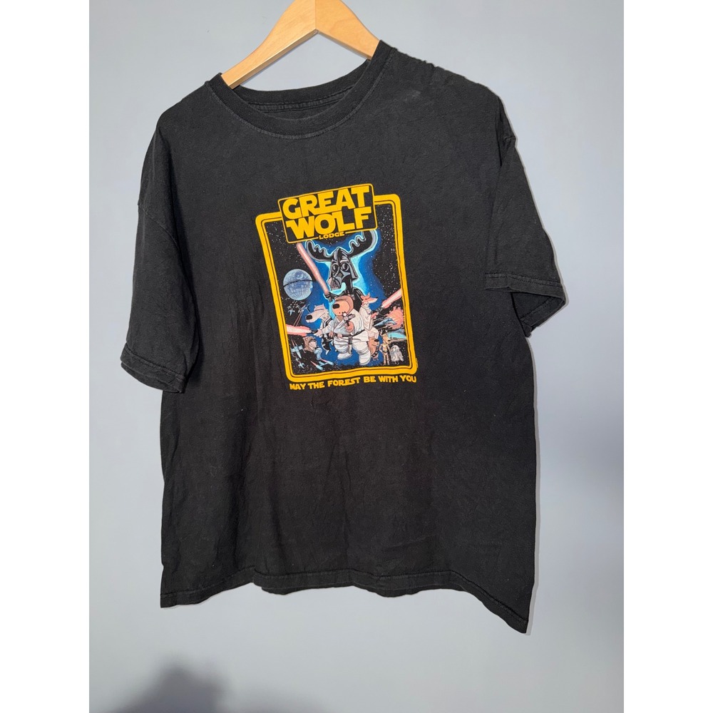 Great‎ Wolf Lodge Star Wars Graphic T Shirt Black Adult XL The Duck Company